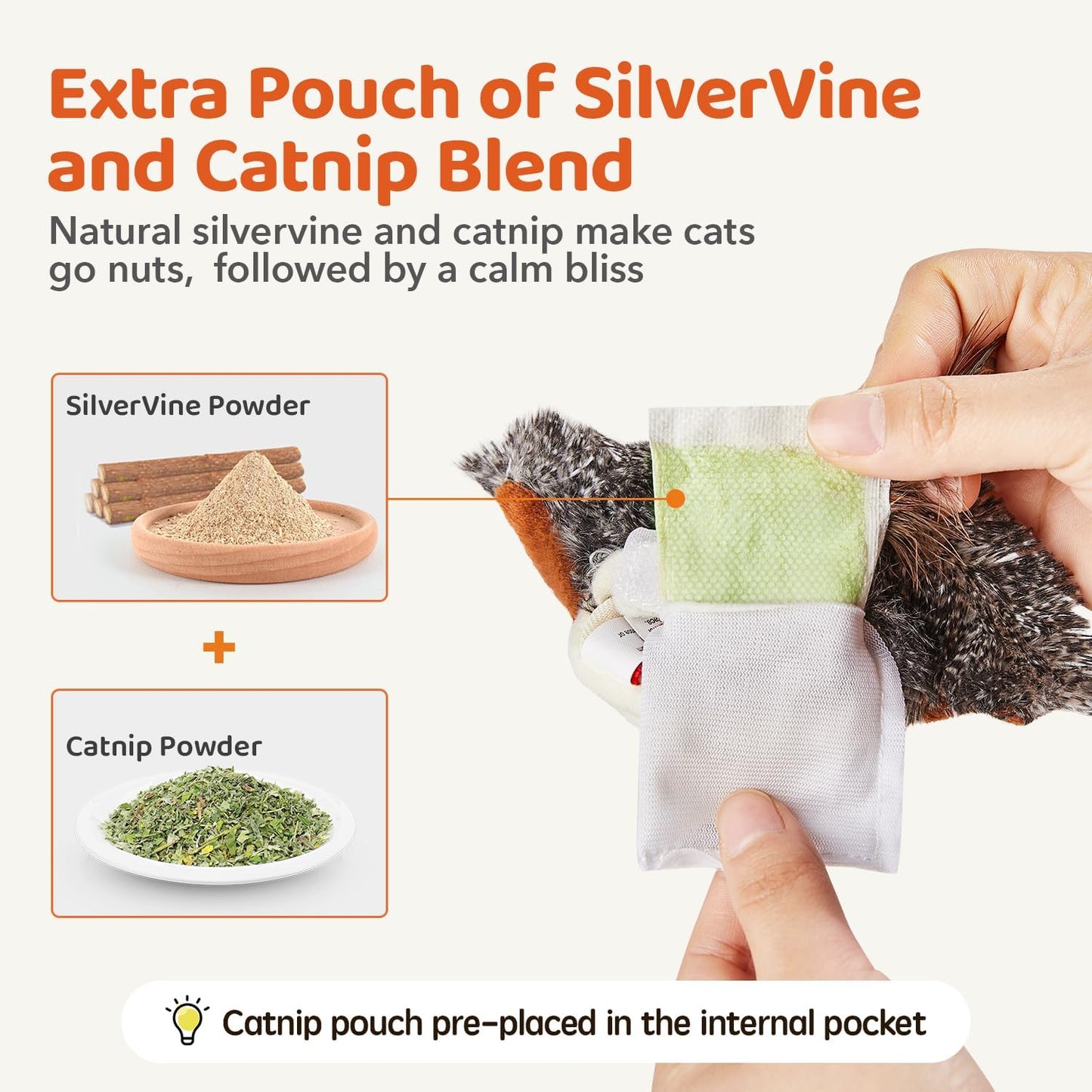 Interactive Rechargeable Flapping Bird Cat Toy - Lifelike Chirping Sparrow for Engaging Playtime & Exercise - Perfect for All Breeds!