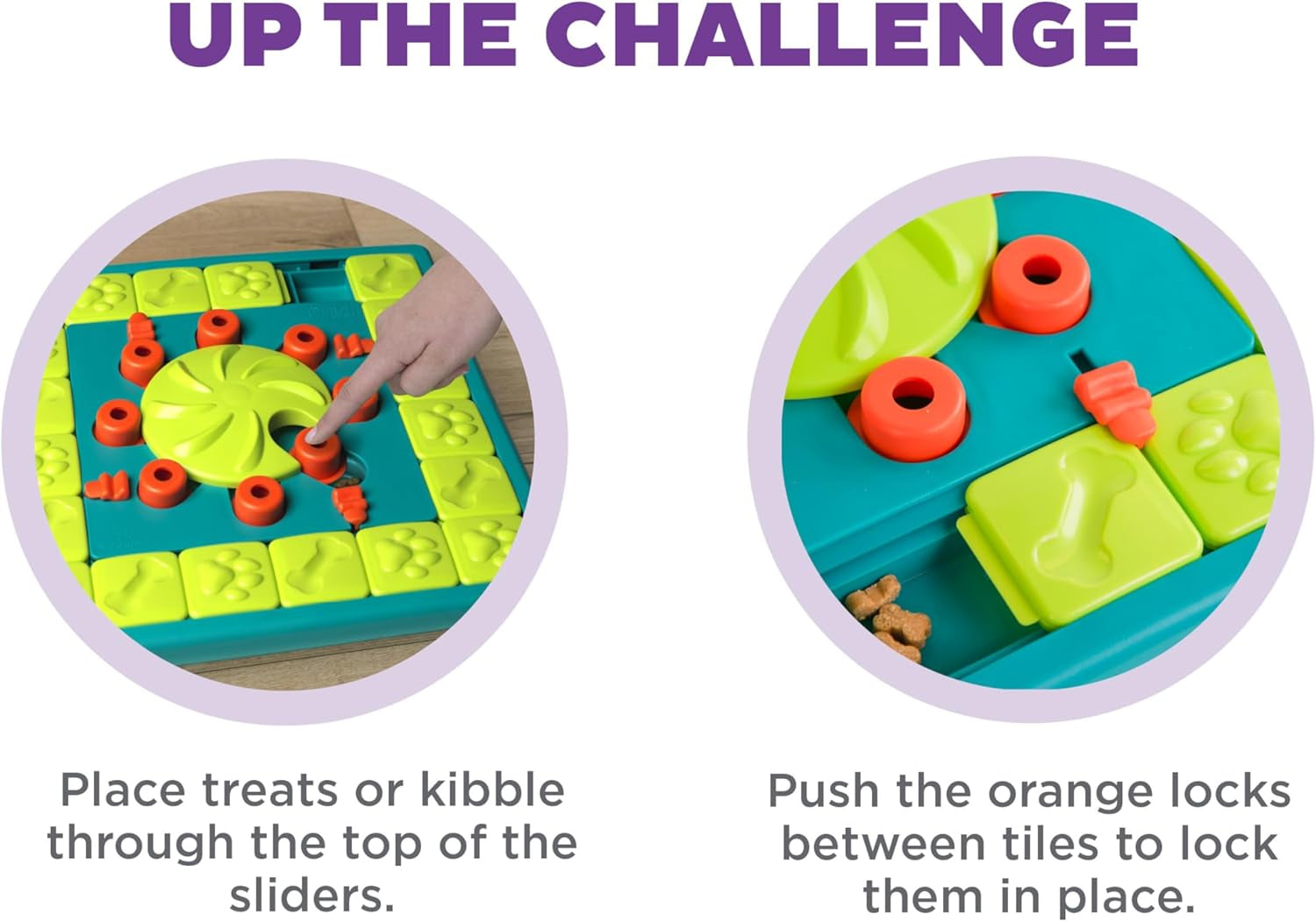 Nina Ottosson Expert Level 4 Interactive Dog Treat Puzzle - Engaging Enrichment Toy for Smart Dogs