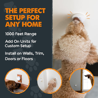 Smart Bell 2.0 - Effortless Potty Training for Dogs & Puppies - Wireless Communication Button (1 Pack)