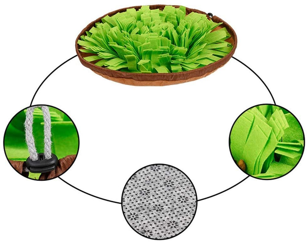 Interactive Pet Snuffle Mat for Dogs and Cats - Fun Foraging Game for Stress Relief and Boredom Busting! Perfect for Indoor and Outdoor Use!