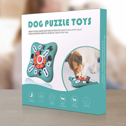 Interactive Dog Puzzle Toys - Treat Dispensing Enrichment for IQ Training and Brain Stimulation - Perfect Gifts for Puppies, Cats, and Dogs