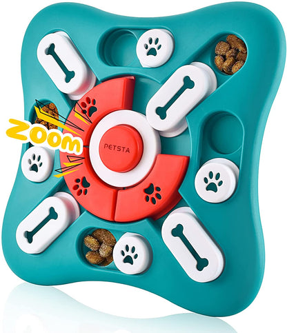 Interactive Dog Puzzle Toys - Treat Dispensing Enrichment for IQ Training and Brain Stimulation - Perfect Gifts for Puppies, Cats, and Dogs
