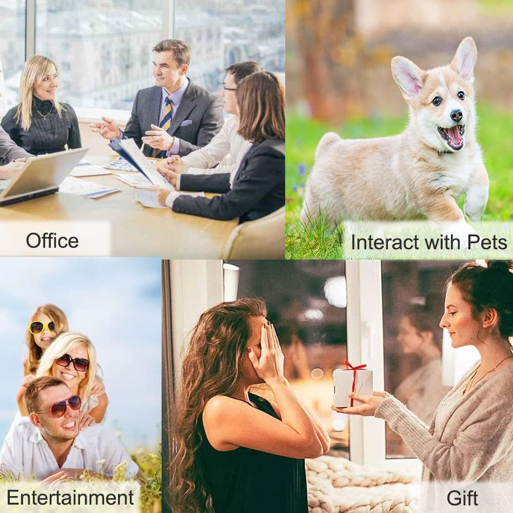 8 Color Voice Recording Buttons - Fun Communication Tool for Dogs, 30-Second Record & Playback, Perfect Gift for Home, Office & Study!