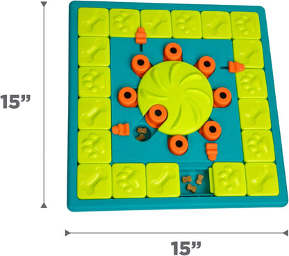 Nina Ottosson Expert Level 4 Interactive Dog Treat Puzzle - Engaging Enrichment Toy for Smart Dogs