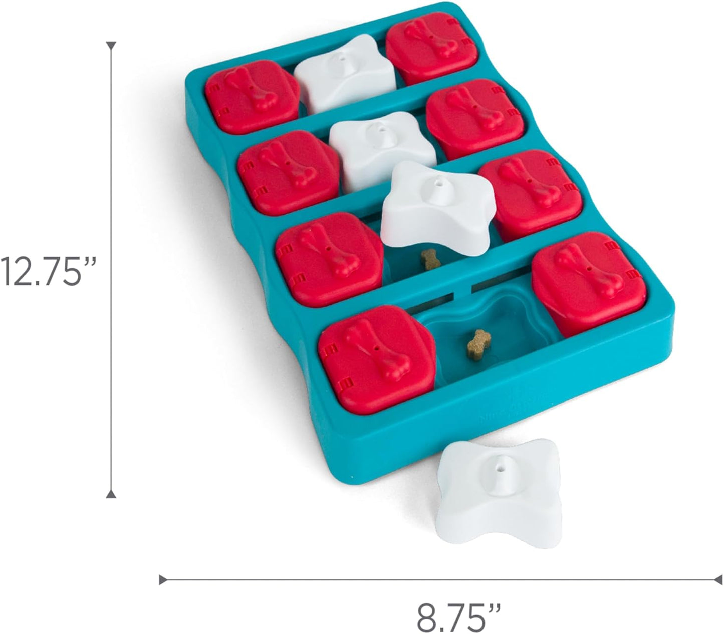 Nina Ottosson Dog Brick - Engaging Interactive Treat Puzzle Toy for Intermediate Dogs
