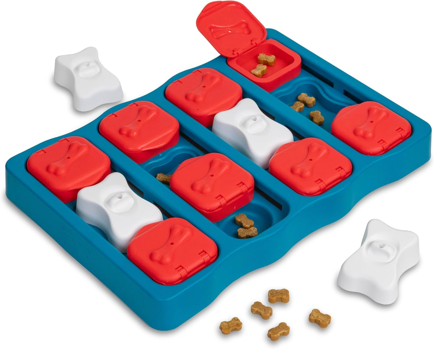 Nina Ottosson Dog Brick - Engaging Interactive Treat Puzzle Toy for Intermediate Dogs