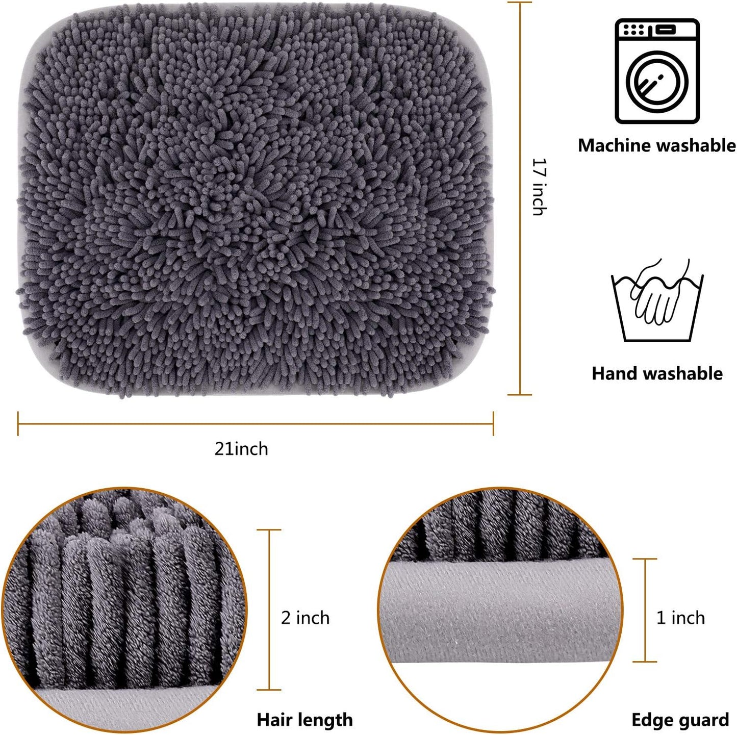 Interactive Snuffle Mat for Dogs - 17'' x 21'' Puzzle Toy for Boredom Relief & Natural Foraging Skills - Perfect for Small, Medium & Large Dogs